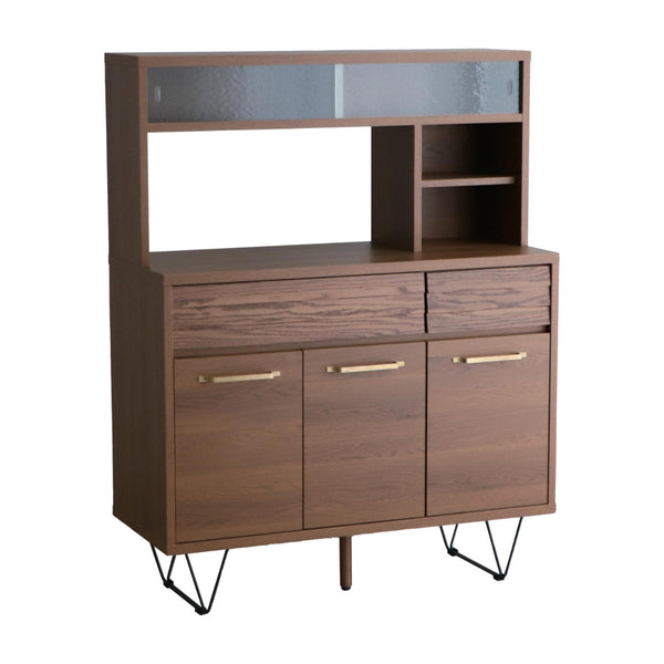 マルチキャビネット レッドオーク 無垢前板 RIGALA 約幅105cm