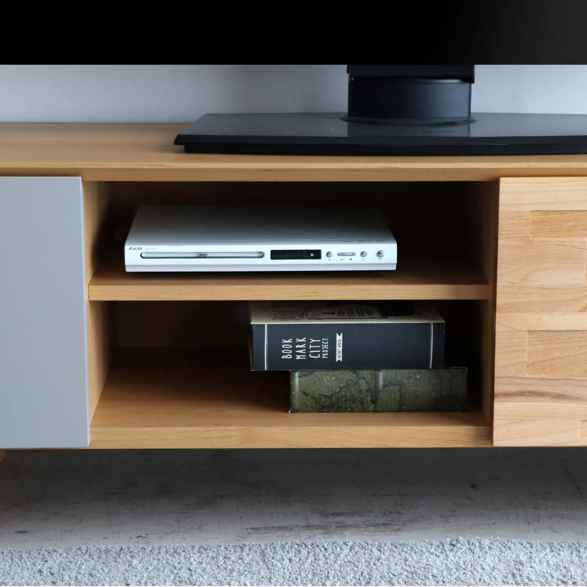 テレビ台 ローボード アルダー材 モダンナチュラル 幅180cm – ハウジー