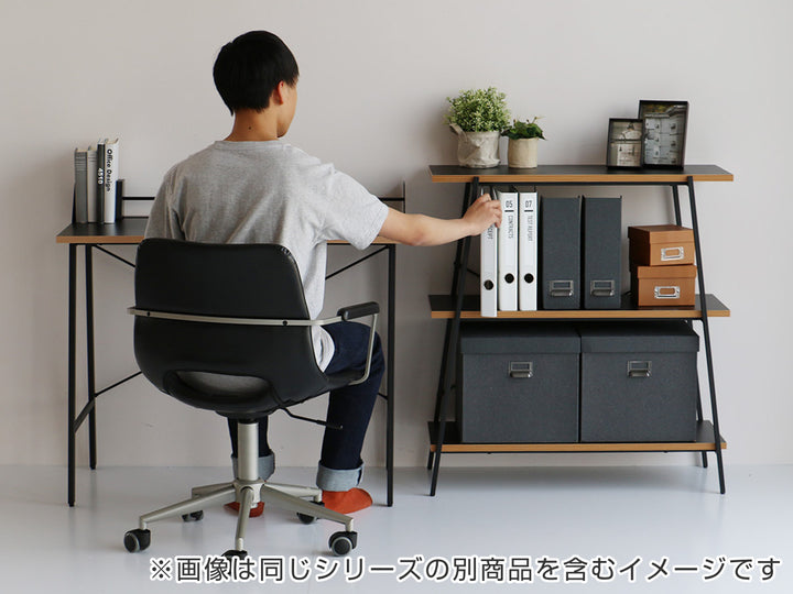 オープンラック 3段 スタイリッシュデザイン Dio9 幅80cm -7