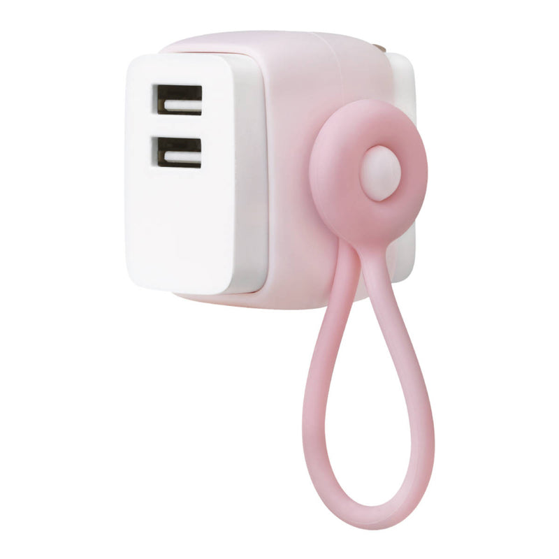 USB充電器 USB‐A 2ポート ユートリムエル ケーブルリング付 -12