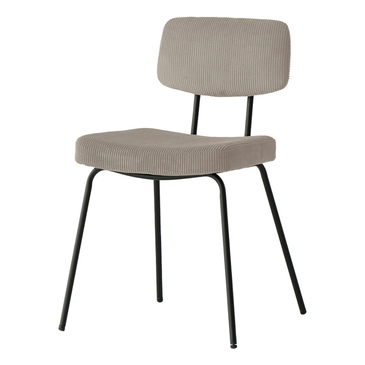 ダイニングチェア 座面高46cm RUMMY コーデュロイ -14