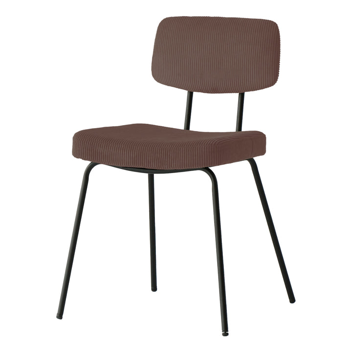 ダイニングチェア 座面高46cm RUMMY コーデュロイ -15