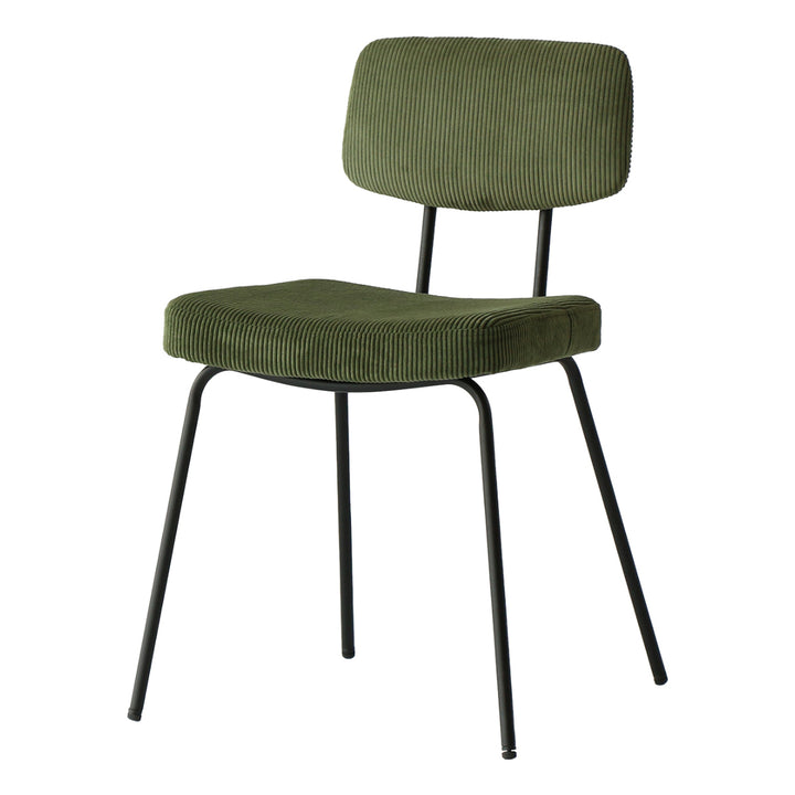 ダイニングチェア 座面高46cm RUMMY コーデュロイ -16