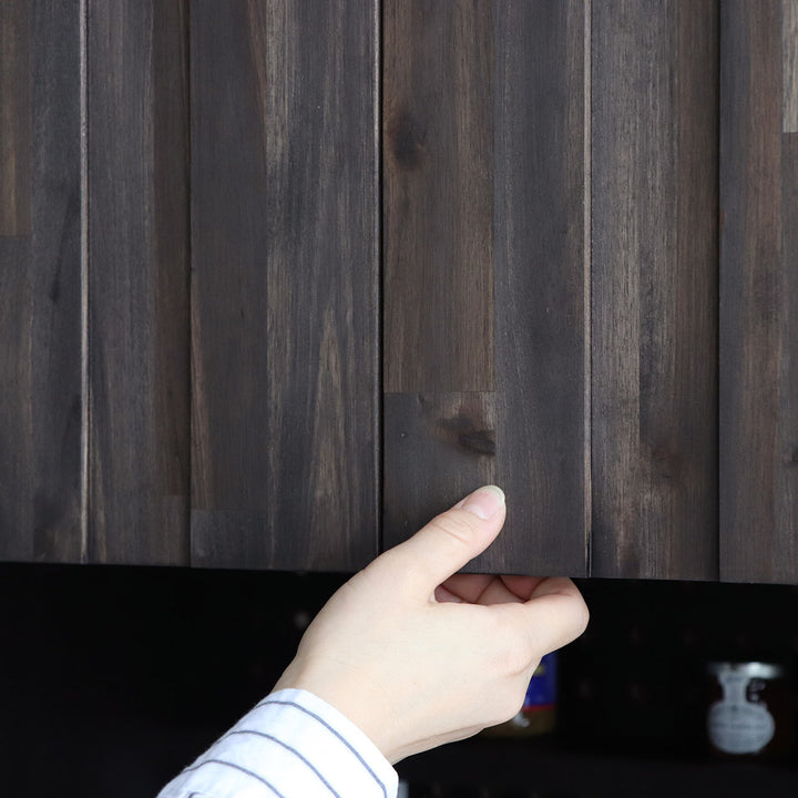 キッチンボード 食器棚 ガラス上台 引出し下台タイプ RESE 幅105cm -14