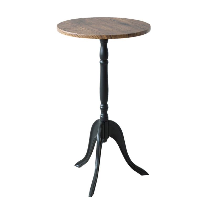 サイドテーブル 高さ52.5cm コーディサイドテーブル 大理石風 木目調 -1