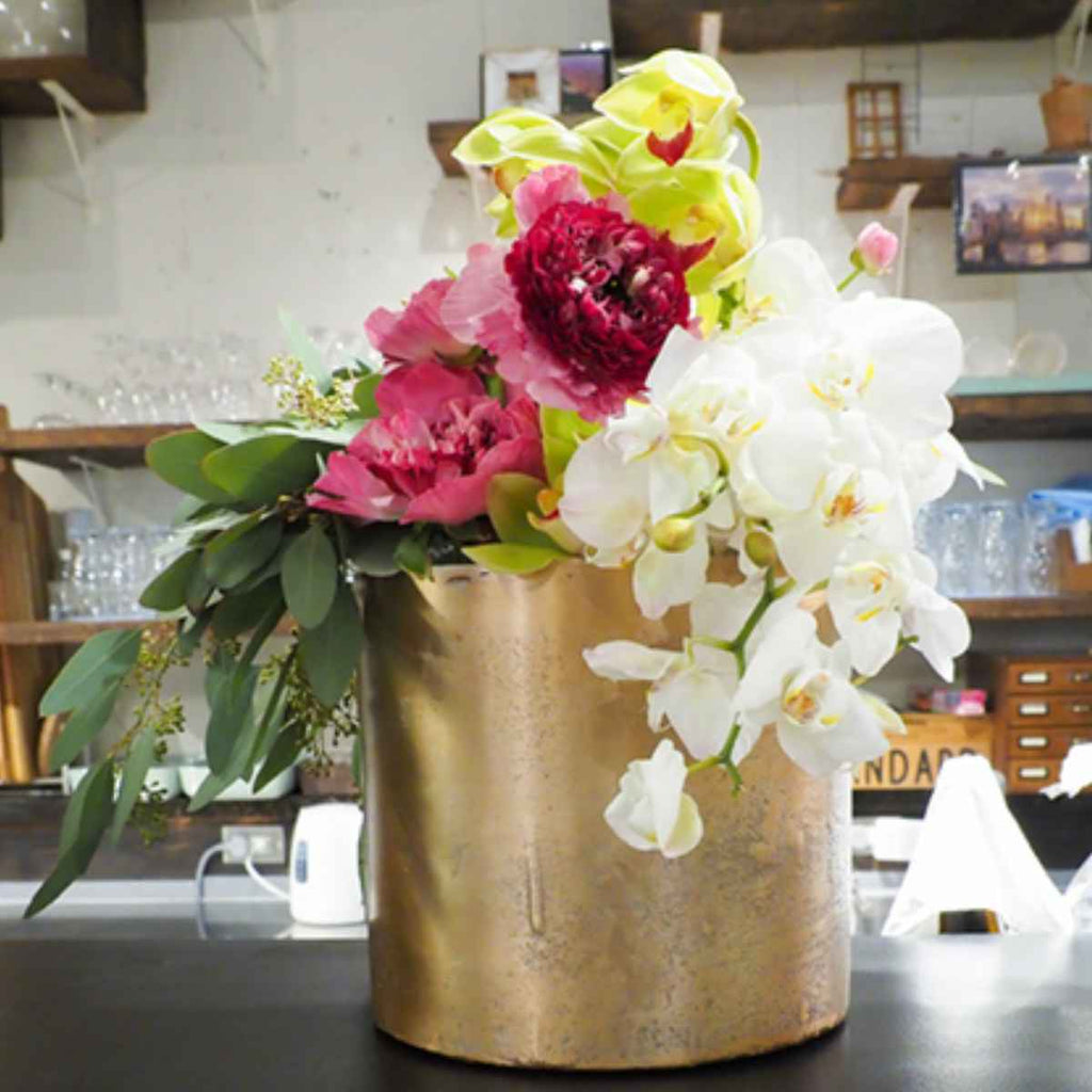 植木鉢 AMシリンダーポット 直径24.5×高さ22cm （ プランター プラントポット 植物用ポット 花器 鉢カバー ポット 激安オフライン販売  花瓶、花器