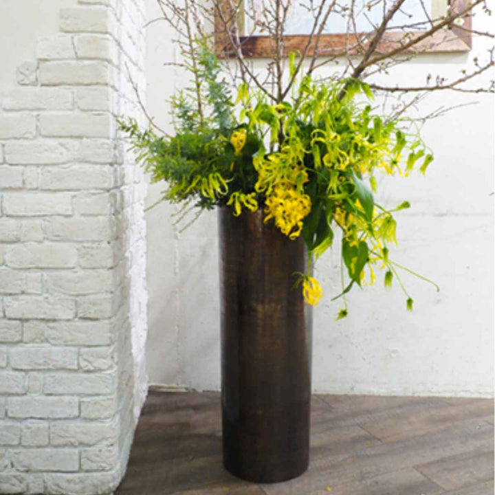 植木鉢 AMシリンダーロング 直径29×高さ80cm -5