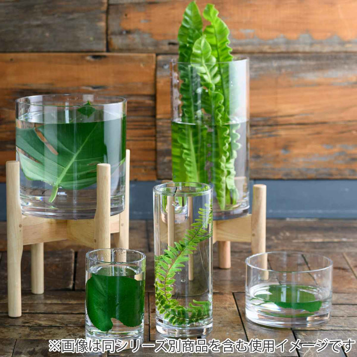 花瓶 割れないガラス PVシリンダー 直径20x高さ10cm -6