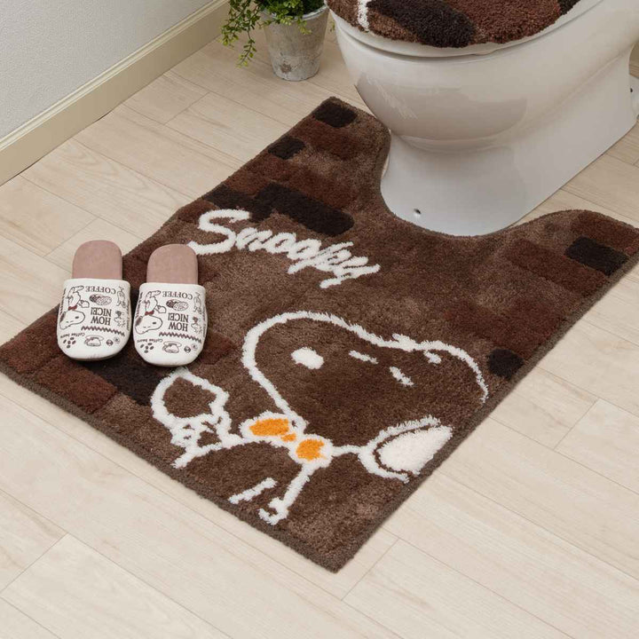 トイレマット スヌーピーおうちカフェ 80×60cm -5