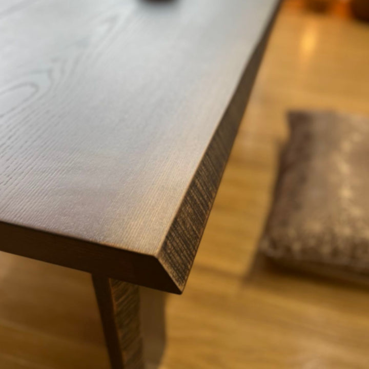 こたつ 幅120cm 那智 タモ突板 木製 -8