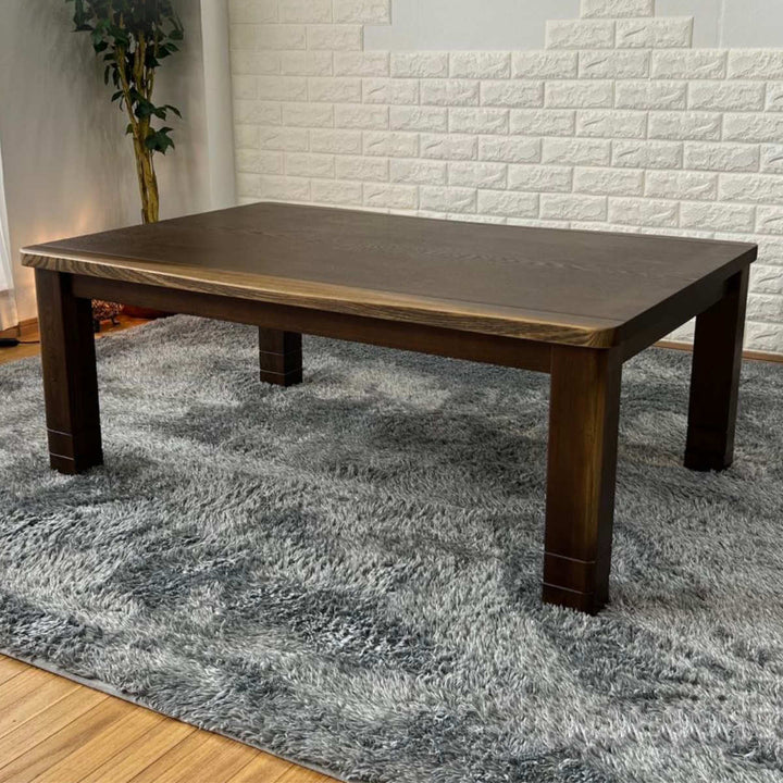 こたつ 幅120cm 六甲 タモ突板 木製 -5