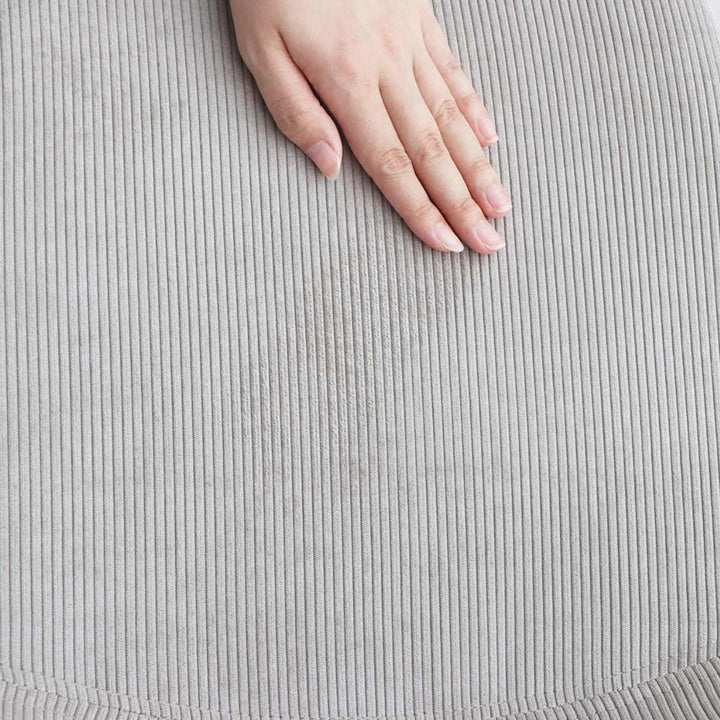 チェア 座面高45cm コーデュロイ テル -12