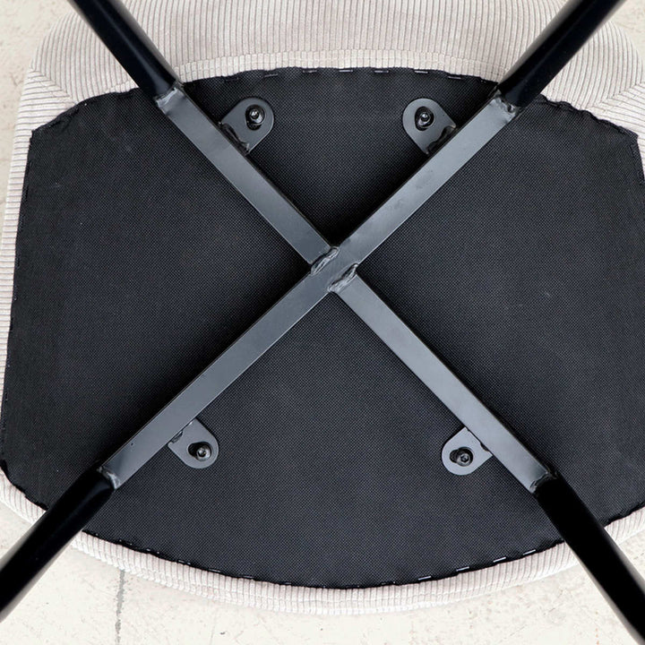 チェア 座面高45cm コーデュロイ テル -21