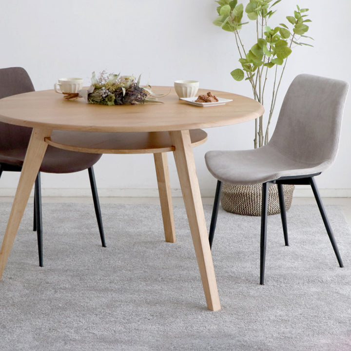 チェア 座面高45cm コーデュロイ テル -10