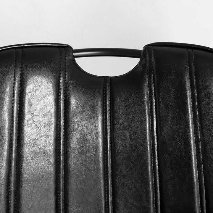 チェア 座面高42cm 回転 レザー調 カーナ -20