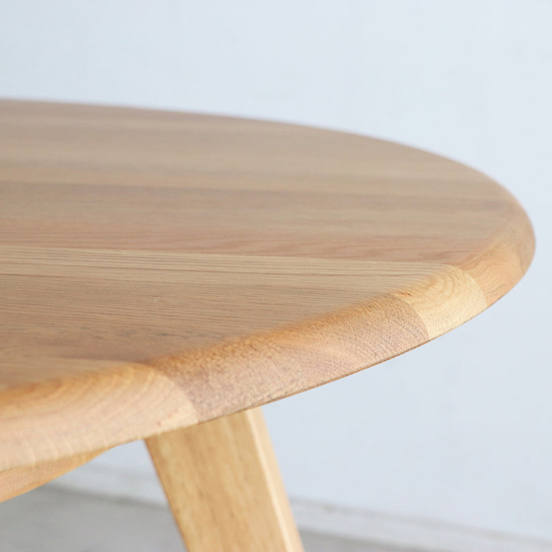 ダイニングテーブル 円形 幅110cm シーナ 木製 オーク突板 -13