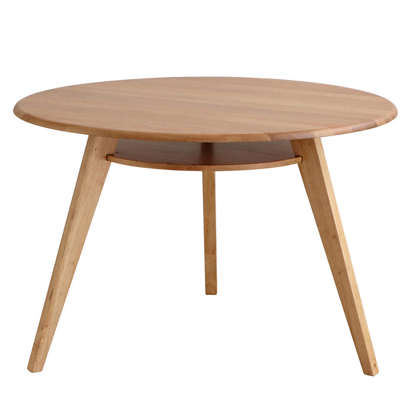 ダイニングテーブル 円形 幅110cm シーナ 木製 オーク突板 -1