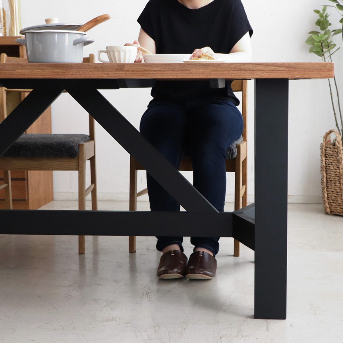 ダイニングテーブル 幅160cm マベックス 木製 ミックス無垢材 – ハウジー