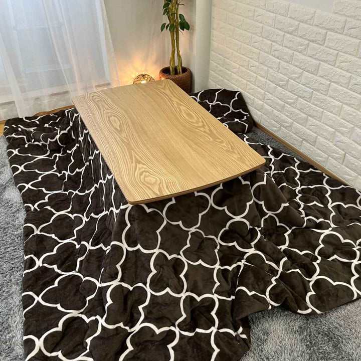 こたつ 幅105cm ケビン タモ突板 木製 -9