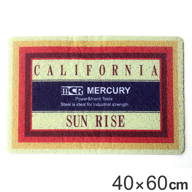 玄関マット 屋外兼用 40×60cm CALIFORNIA SUN RISE -2