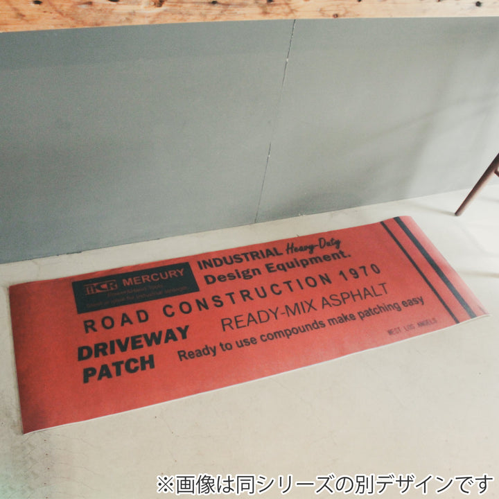 玄関マット 屋外兼用 60×90cm マーキュリー AMERICAN GARAGE MAT RED TAG -3