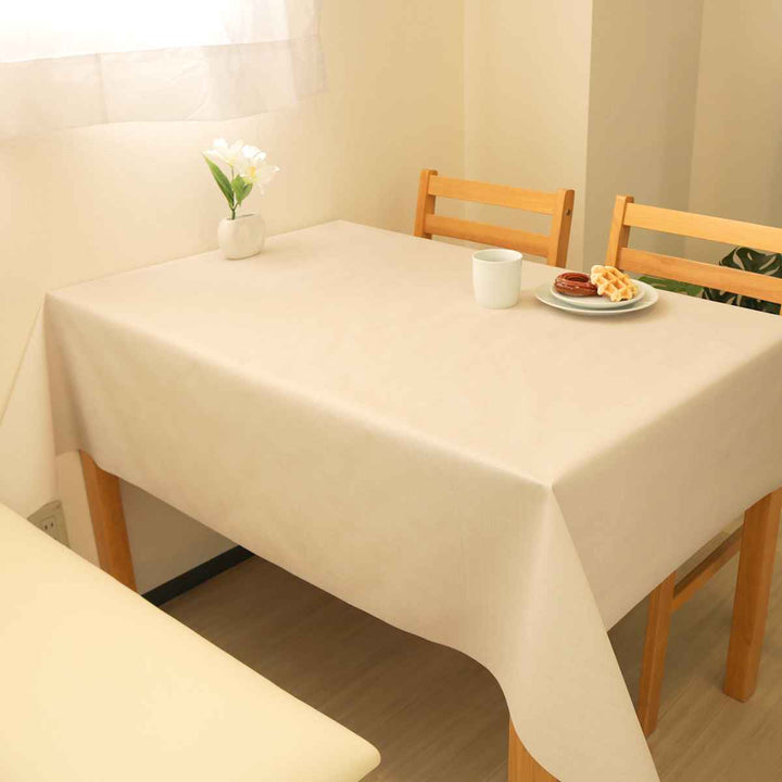 テーブルクロス 無地 120cm×150cm 抗ウイルス 抗菌 撥水加工 -16