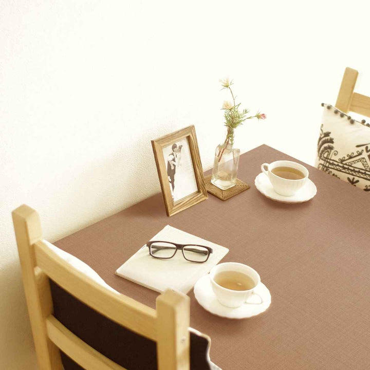 テーブルクロス 無地 120cm×150cm 抗ウイルス 抗菌 撥水加工 -18