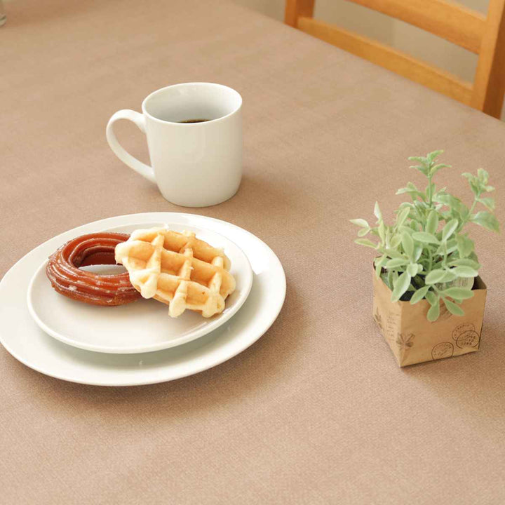 テーブルクロス 無地 120cm×150cm 抗ウイルス 抗菌 撥水加工 -19