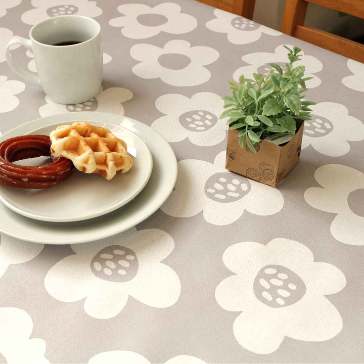 テーブルクロス 花柄 120cm×150cm 抗ウイルス 抗菌 撥水加工 -13