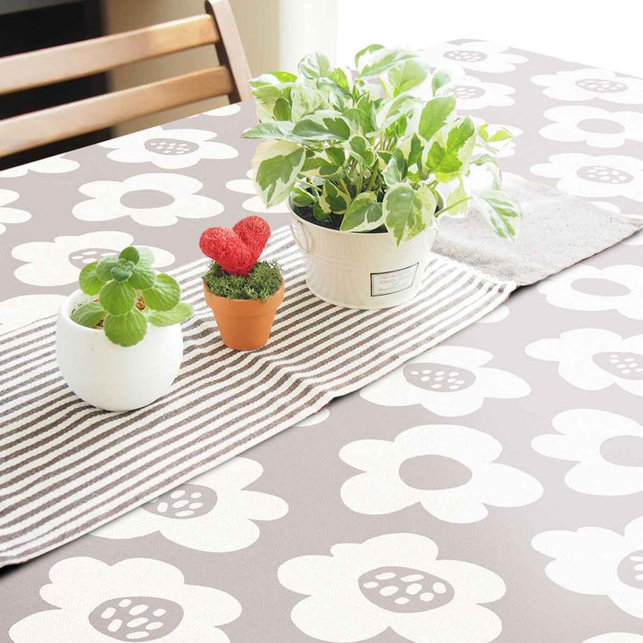 テーブルクロス 花柄 120cm×150cm 抗ウイルス 抗菌 撥水加工 -17