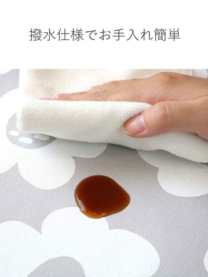 テーブルクロス 花柄 120cm×150cm 抗ウイルス 抗菌 撥水加工 -5