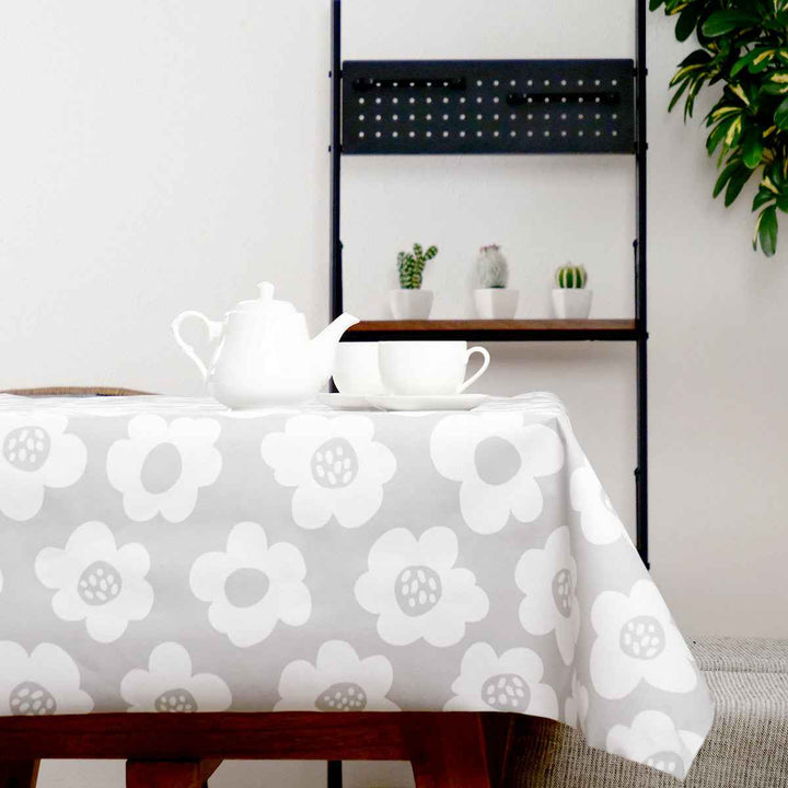 テーブルクロス 花柄 120cm×150cm 抗ウイルス 抗菌 撥水加工 -9