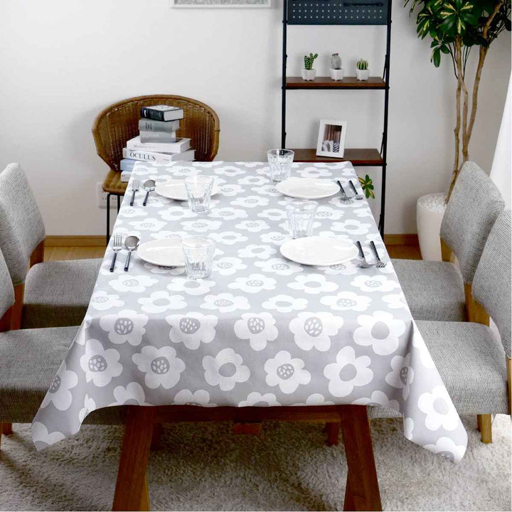 テーブルクロス 花柄 120cm×150cm 抗ウイルス 抗菌 撥水加工 -11