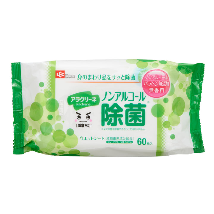 ウェットシート 激落ちくん アラクリーネ ノンアルコール除菌 60枚入 5個セット -4