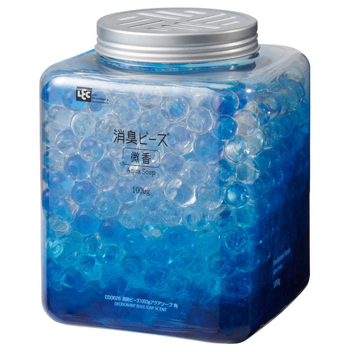 消臭剤 消臭ビーズ 1000g アクアソープ 角 -1