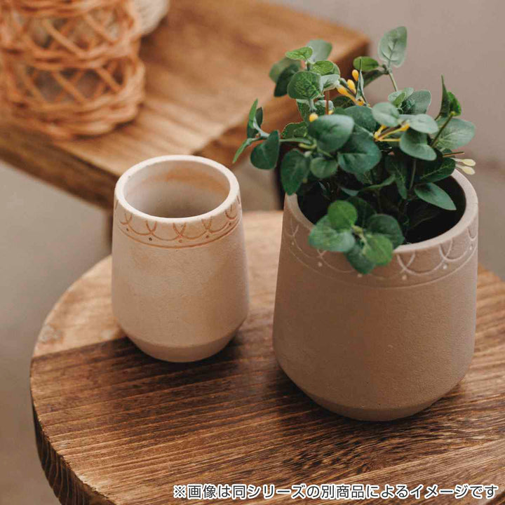 植木鉢 ミングルポット Lサイズ 直径12cm セメント -6