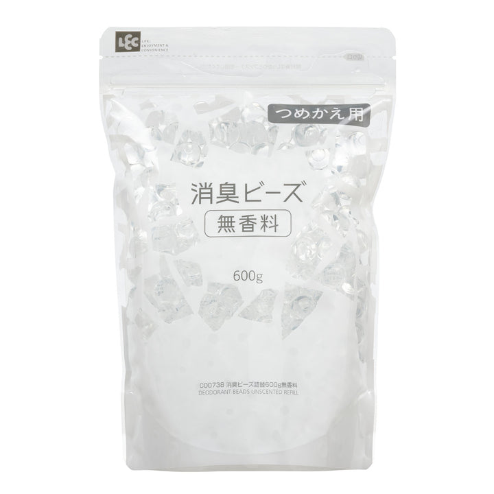 消臭剤 消臭ビーズ 詰め替え用 600g 無香料 -3