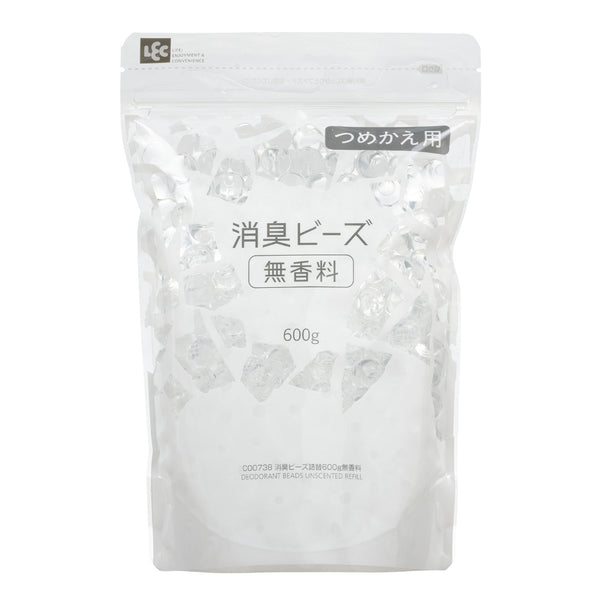 消臭剤 消臭ビーズ 詰め替え用 600g 無香料 -1