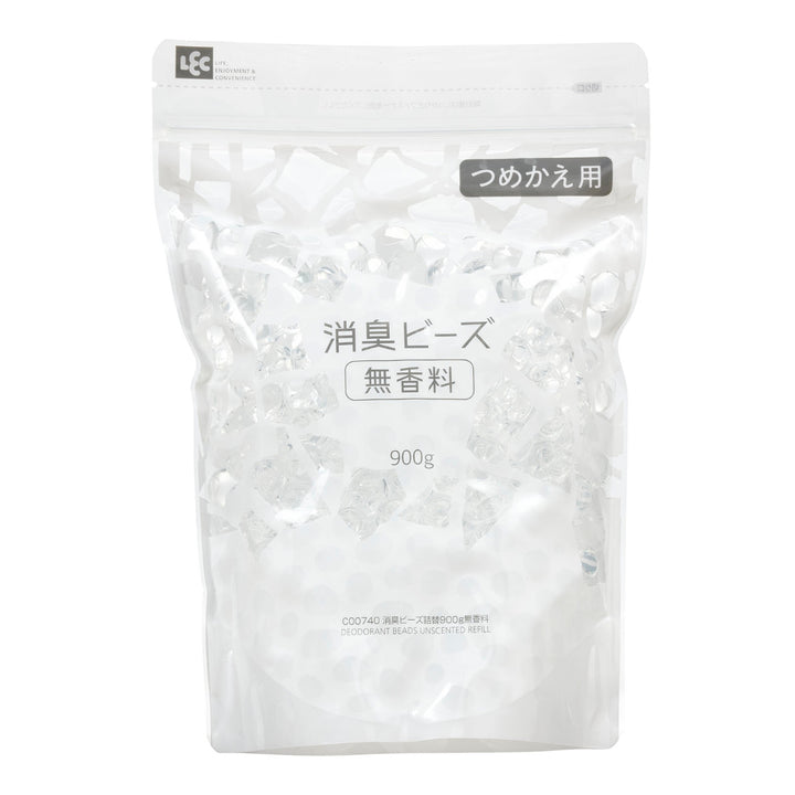 消臭剤 消臭ビーズ 詰め替え用 900g 無香料 -3