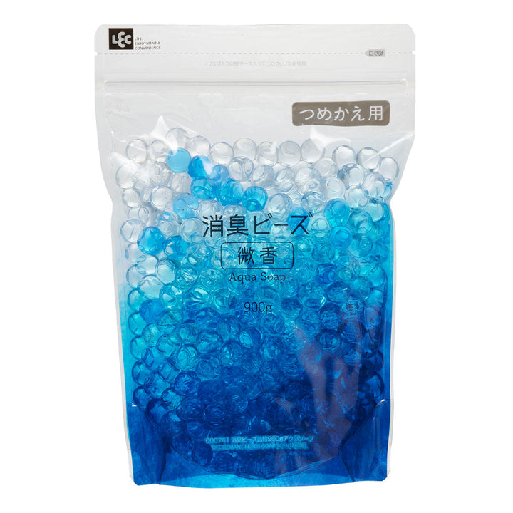 消臭剤 消臭ビーズ 詰め替え用 900g アクアソープ -1