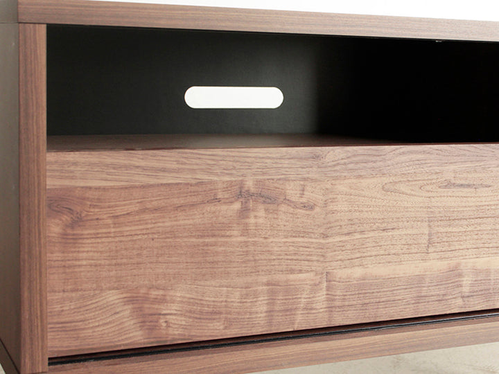 テレビ台 ローボード 和モダンデザイン 強化ガラス 格子風 幅140cm -9