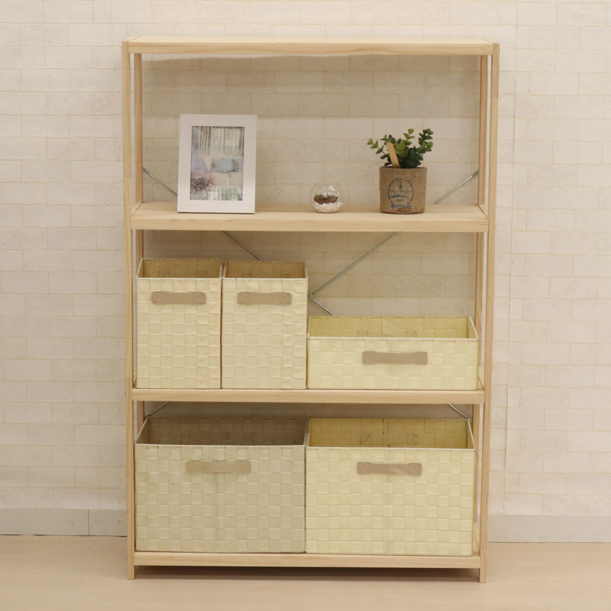 フリーラック 木製 パインラック 4段 幅82cm – ハウジー