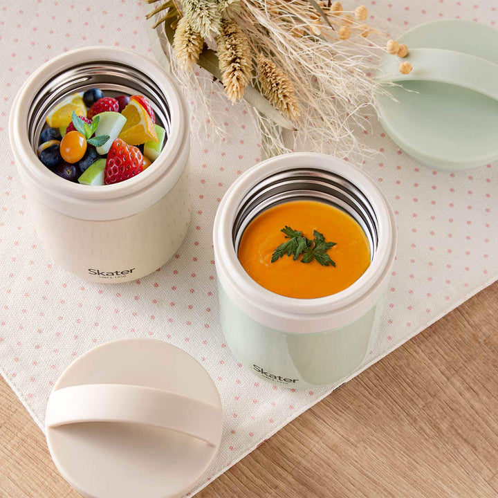 弁当箱300mlスープジャー抗菌保温保冷抗菌保温保冷デリカポットくすみカラー