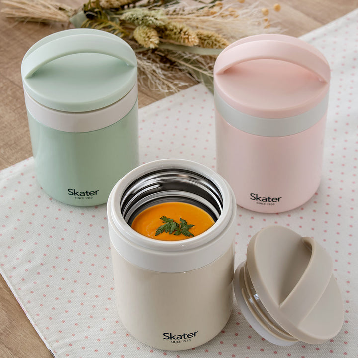 弁当箱300mlスープジャー抗菌保温保冷抗菌保温保冷デリカポットくすみカラー