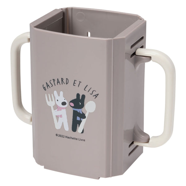 折りたたみ紙パック飲料ホルダー リサとガスパール -1