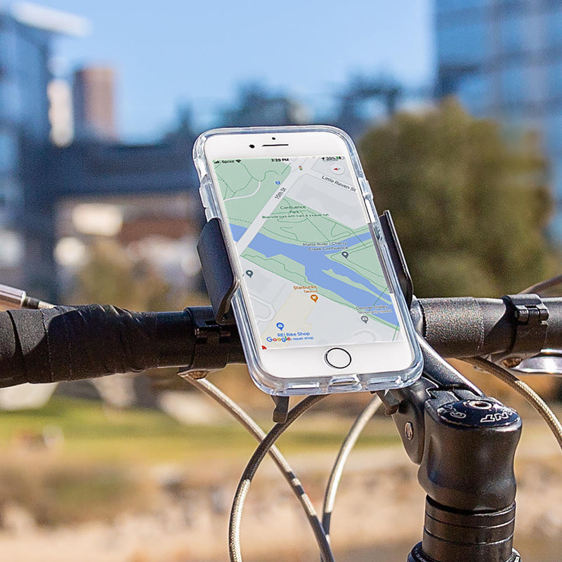 自転車用 スマートフォンホルダー スクイーズ スマートフォンバーマウント