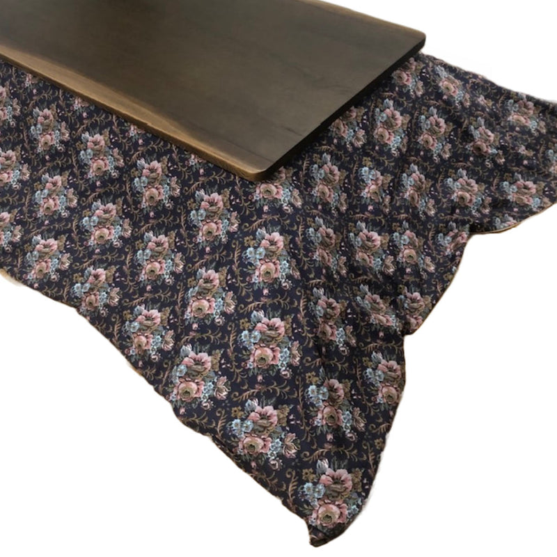 こたつ布団カバー 185×185cm 正方形 綿100％ 日本製 ゴブラン -1