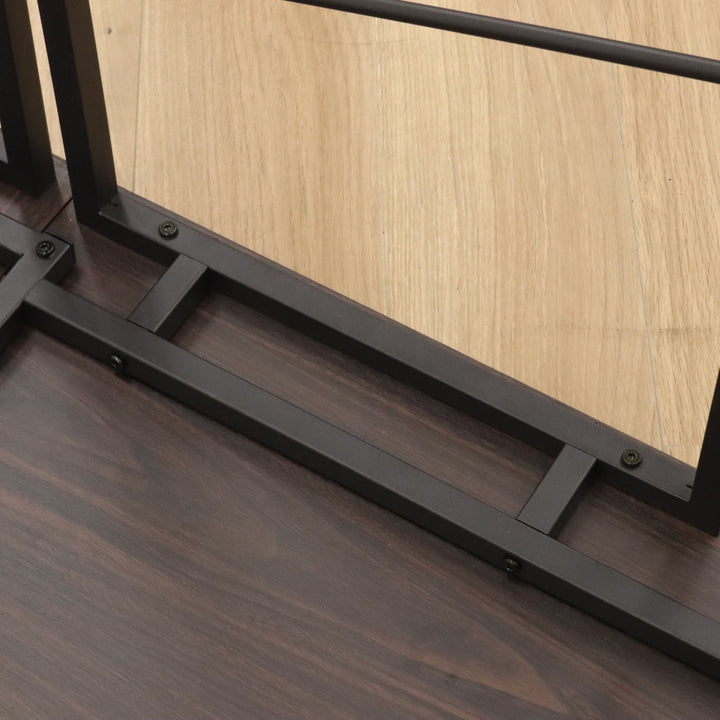 コーナーになるデスク用コネクター スチール -7