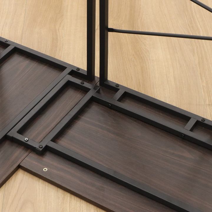 コーナーになるデスク用コネクター スチール -8