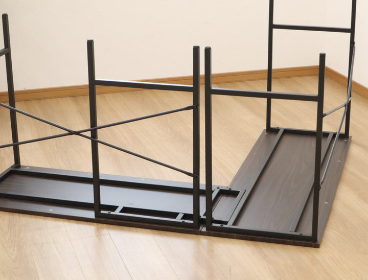 コーナーになるデスク用コネクター スチール -9